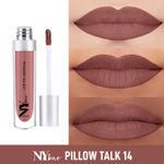 Buy NY Bae Confessions Of A Lip-a-holic Liquid Lipstick | Primer + Matte | Nude Brown | Moisturizing | Long Lasting | Pillow Talk 14 (4.5 ml) - Purplle