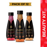 Buy Auric Beauty Kit, Skin Radiance Juice + Hair Boost Juice + Weight Balance Juice (250 ml * 12) - Purplle