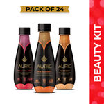 Buy Auric Beauty Kit, Skin Radiance Juice + Hair Boost Juice + Weight Balance Juice (250 ml * 24) - Purplle