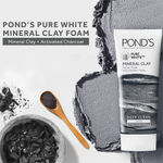 Buy Pond's Pure White Mineral Clay Anti Pollution Purity Face Wash Foam (40 g) - Purplle