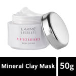 Buy Lakme Absolute Perfect Radiance Mineral Clay Mask (50 g) - Purplle