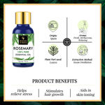 Buy Good Vibes Rosemary 100% Pure Essential Oil | Anti_Acne, Hair Strngthening | No GMO, No Synthetics, 100% Vegan (10 ml) - Purplle