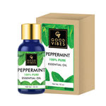 Buy Good Vibes Peppermint 100% Pure Essential Oil | Anti-Fungal, Hair Growth, Cures Skin | 100% Vegetarian, No Synthetics, No Animal Testing (10 ml) - Purplle