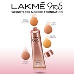 Buy Lakme 9 To 5 Weightless Mousse Foundation - Beige Vanilla 02 (6 g) - Purplle