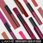 Buy Lakme Forever Matte Liquid Lip Colour, Pink Ballet (5.6 ml) - Purplle