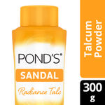 Buy POND'S Sandal Radiance Talcum Powder, Natural Sunscreen (100 g) - Purplle