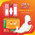Buy NIINE Dry Comfort Ultra Thin XL Sanitary Pads for women with Fluid Lock Gel Technology (Pack of 2), 30 Pads Count (Super Saver Pack) - Purplle