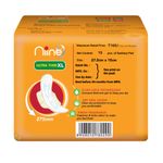 Buy NIINE Dry Comfort Ultra Thin XL Sanitary Pads for women with Fluid Lock Gel Technology (Pack of 3), 45 Pads Count (Super Saver Pack) - Purplle