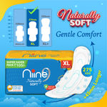 Buy NIINE Naturally Soft Extra Long Sanitary Pads for women (Pack of 3), 54 Pads Count (Super Saver Pack) - Purplle