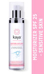 Buy Kaya Sensitive Skin Soothing Light Day Moisturizer with SPF 25 non-greasy moisturizer for refreshing matte glow | With Geranium Robertianum extract, Polyglutamic acid & Allantoin | Fragrance free for sensitive skin, 50 ml - Purplle