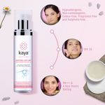 Buy Kaya Sensitive Skin Soothing Light Day Moisturizer with SPF 25 non-greasy moisturizer for refreshing matte glow | With Geranium Robertianum extract, Polyglutamic acid & Allantoin | Fragrance free for sensitive skin, 50 ml - Purplle