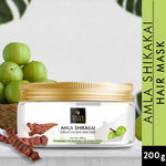 Buy Good Vibes Amla Shikakai Strengthening Hair Mask (200g) - Purplle