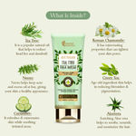 Buy Oriental Botanics Australian Tea Tree Face Wash 100ml | For Acne Prone & Oily Skin, No SLS and Paraben (100 ml) - Purplle