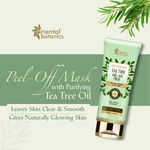 Buy Oriental Botanics Australian Tea Tree Peel Off Mask 100gm | For Acne Prone & Oily Skin, No SLS and Paraben (100 g) - Purplle