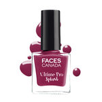 Buy FACES CANADA Ultime Pro Splash Nail Enamel - Purple Rain 19 (8ml) | Quick Drying | Glossy Finish | Long Lasting | No Chip Formula | High Shine Nail Polish For Women | No Harmful Chemicals - Purplle