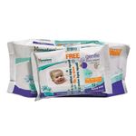 Buy Himalaya Gentle Baby Wipes 72'S With 12'S Free - Purplle