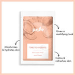 Buy Purplle Time To Hydrate Snow Sheet Mask with Coconut Extracts | Moisturising| Collagen | Breathable | Skin Elasticity (20 ml) - Purplle