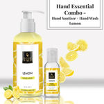 Buy Good Vibes Hand Essential Combo - Hand Santizer + Hand Wash - Lemon (30 ml + 300 ml) - Purplle