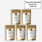 Buy Good Vibes Immunity Boosting Green Tea - Pack of 5 (50 g X 5) - Purplle
