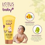 Buy Lotus Herbals Baby+ Feathery Pecks Soft Baby Cream | pH Balanced | Preservative Free | Chemical Free | 100g - Purplle