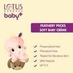 Buy Lotus Herbals Baby+ Feathery Pecks Soft Baby Cream | pH Balanced | Preservative Free | Chemical Free | 100g - Purplle