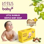 Buy Lotus Herbals Baby+ Little Bubbles Gentle Baby Soap (Pack of 2) | Shea Butter | Aloe Vera Butter | Olive Oil | 150g - Purplle