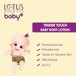 Buy Lotus Herbals Baby+ Tender Touch Baby Body Lotion | Preservative Free | With Shea Butter & Calendula | 200ml - Purplle