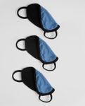 Buy Bewakoof Black- Blue Premium protective mask( pack of 3) - Purplle