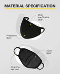 Buy Bewakoof Grey- Blue Premium protective mask(pack of 3) - Purplle