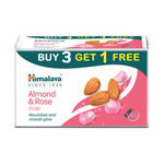 Buy Himalaya Almond & Rose Soap (125 g) - Buy 3 Get 1 FREE - Purplle