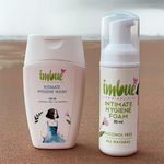 Buy Imbue Natural Intimate Hygiene Wash (100 ml) and Hygiene Foam (50 ml) - Purplle