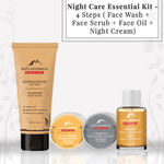Buy Alps Goodness Night Care Essential Kit - 4 Steps ( Face Wash + Face Scrub + Face Oil + Night Cream) - Purplle