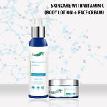 Buy DermDoc Skincare with Vitamin C (Body Lotion + Face Cream) - Purplle