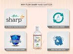 Buy FLOH hand sanitizer with 70% IPA and vitamin E (120 ml)(Pack of 2) - Purplle