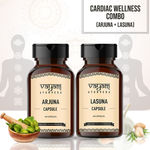 Buy Vayam Ayurveda Cardiac Wellness Combo - (Arjuna + Lasuna) | Ayurvedic | Natural | Herbal | Pure | Sulphate free | Paraben Free | alcohol free | 100% vegetarian - Purplle