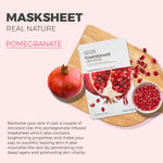 Buy The Face Shop Real Nature Pomegranate Face Mask (Sheet Mask 20g) - Purplle