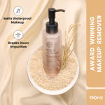 Buy The Face Shop Rice water bright Rich Cleansing Oil with Rice Water to Brighten the Skin, 150ml | Korean Make-Up Remover, For Lips, Eyes and Face, Removes Waterproof makeup - Purplle