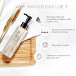 Buy The Face Shop Rice water bright Rich Cleansing Oil with Rice Water to Brighten the Skin, 150ml | Korean Make-Up Remover, For Lips, Eyes and Face, Removes Waterproof makeup - Purplle