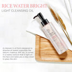 Buy The Face Shop Rice Water Bright Light Cleansing Oil With Rice Water To Brighten The Skin | Soap Wort For Deep Cleansing |Moringa Oil For Moisturization |Cleansing Oil To Remove Heavy Makeup And Impurities| 150Ml - Purplle