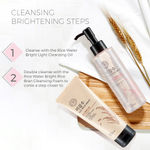 Buy The Face Shop Rice Water Bright Light Cleansing Oil With Rice Water To Brighten The Skin | Soap Wort For Deep Cleansing |Moringa Oil For Moisturization |Cleansing Oil To Remove Heavy Makeup And Impurities| 150Ml - Purplle