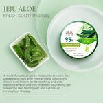 Buy The Face Shop Jeju Aloe Fresh Soothing Gel with Vitamin E, Pure non sticky aloe gel for Body, Face & Hair 300 ml - Purplle