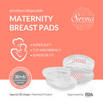 Buy Sirona Premium Disposable Maternity Breast Pads - 36 Pads ( Pack of 2) - Purplle