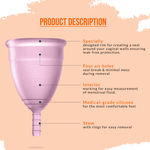 Buy Sirona Reusable Menstrual Cup with FDA Compliant Medical Grade Silicone - Medium (Pack of 2) - Purplle