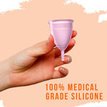 Buy Sirona Reusable Menstrual Cup with FDA Compliant Medical Grade Silicone - Medium (Pack of 2) - Purplle