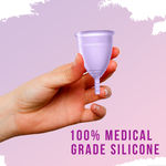 Buy Sirona Reusable Menstrual Cup with FDA Compliant Medical Grade Silicone - Large (Pack of 2) - Purplle