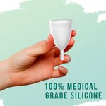 Buy Sirona Reusable Menstrual Cup - Small Size with Pouch, 15ml Mini Intimate Wash & Cup Wash, Ultra Soft, Odour & Rash Free, No Leakage, Protection For Upto 10-12 Hours, FDA Approved - Purplle
