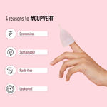 Buy Sirona Reusable Menstrual Cup - Small Size with Pouch, 15ml Mini Intimate Wash & Cup Wash, Ultra Soft, Odour & Rash Free, No Leakage, Protection For Upto 10-12 Hours, FDA Approved - Purplle
