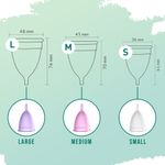 Buy Sirona Reusable Menstrual Cup - Small Size with Pouch, 15ml Mini Intimate Wash & Cup Wash, Ultra Soft, Odour & Rash Free, No Leakage, Protection For Upto 10-12 Hours, FDA Approved - Purplle