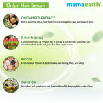 Buy Mamaearth Onion Hair Serum with Onion and Biotin for Strong, Frizz-Free Hair - 100 ml - Purplle