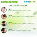 Buy Mamaearth Onion Hair Serum For Strong, Frizz-Free Hair with Onion & Biotinfor Strong, (100 ml) - Purplle